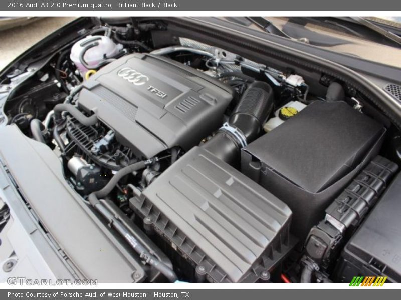 Brilliant Black / Black 2016 Audi A3 2.0 Premium quattro