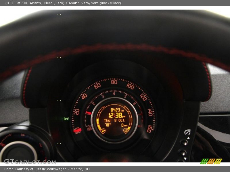  2013 500 Abarth Abarth Gauges