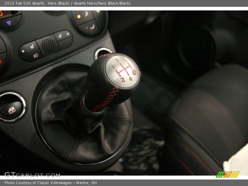  2013 500 Abarth 5 Speed Manual Shifter