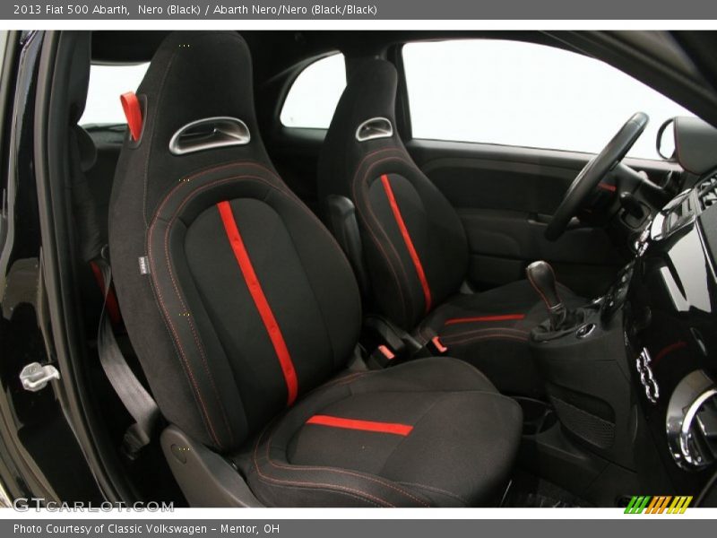 Front Seat of 2013 500 Abarth