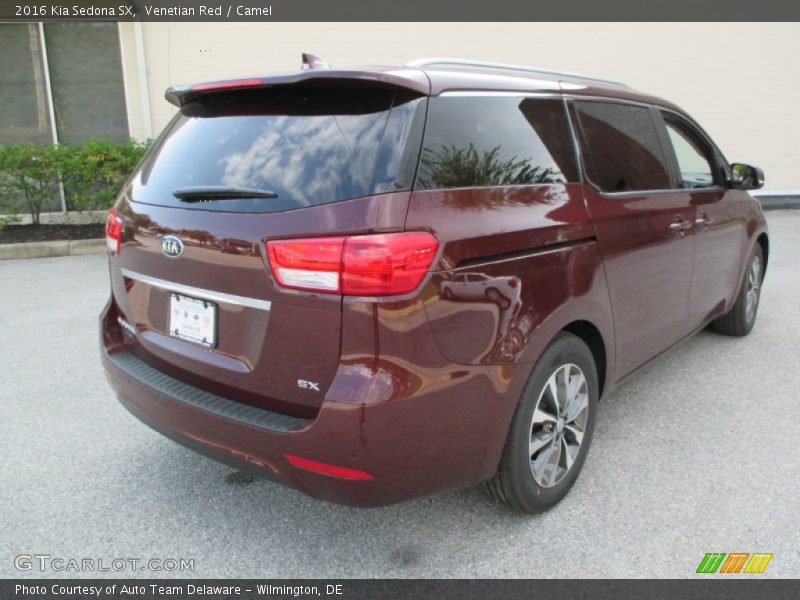 Venetian Red / Camel 2016 Kia Sedona SX