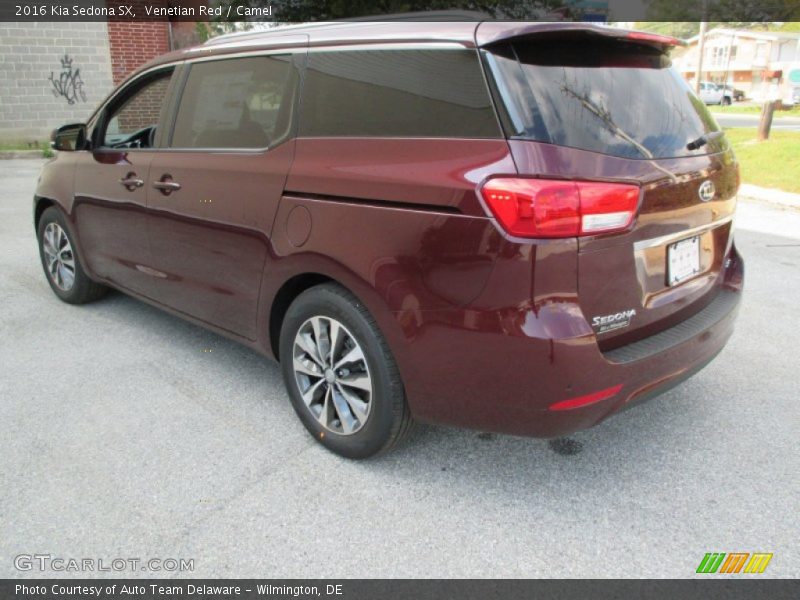 Venetian Red / Camel 2016 Kia Sedona SX