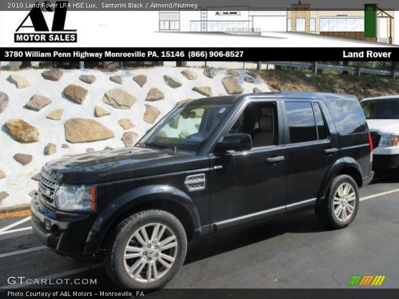 Santorini Black / Almond/Nutmeg 2010 Land Rover LR4 HSE Lux