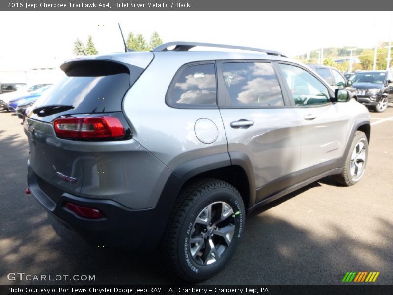 Billet Silver Metallic / Black 2016 Jeep Cherokee Trailhawk 4x4