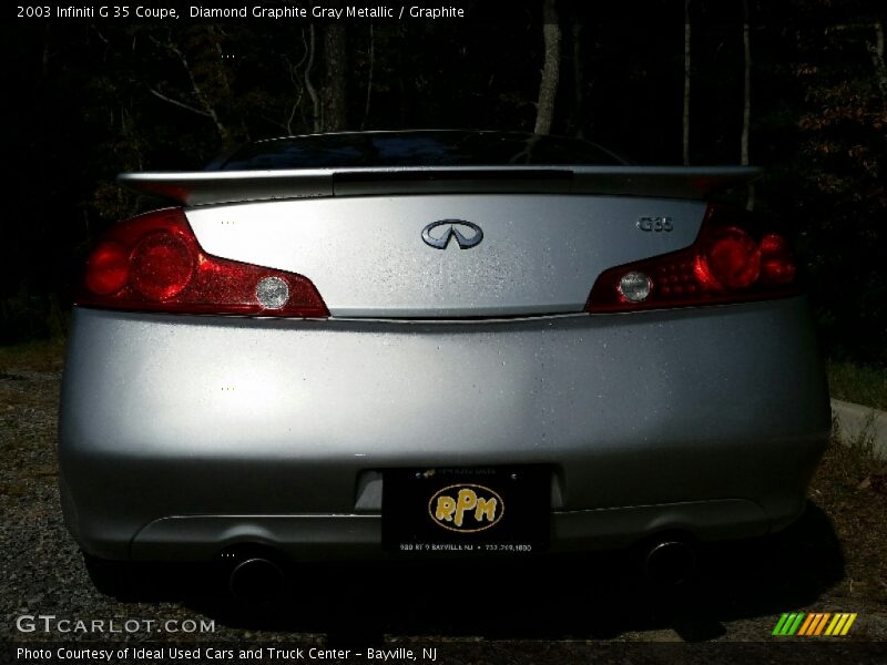 Diamond Graphite Gray Metallic / Graphite 2003 Infiniti G 35 Coupe