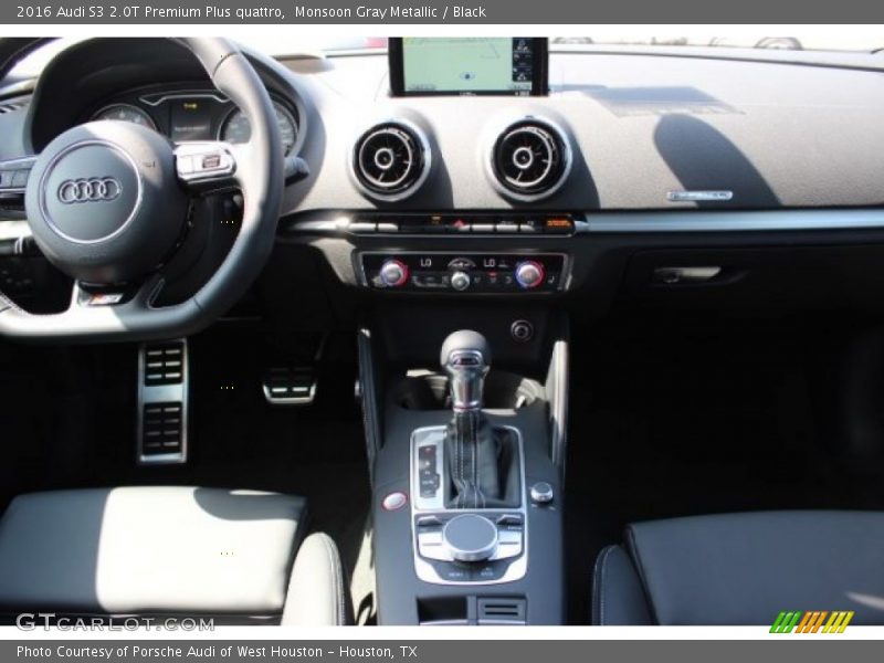 Monsoon Gray Metallic / Black 2016 Audi S3 2.0T Premium Plus quattro