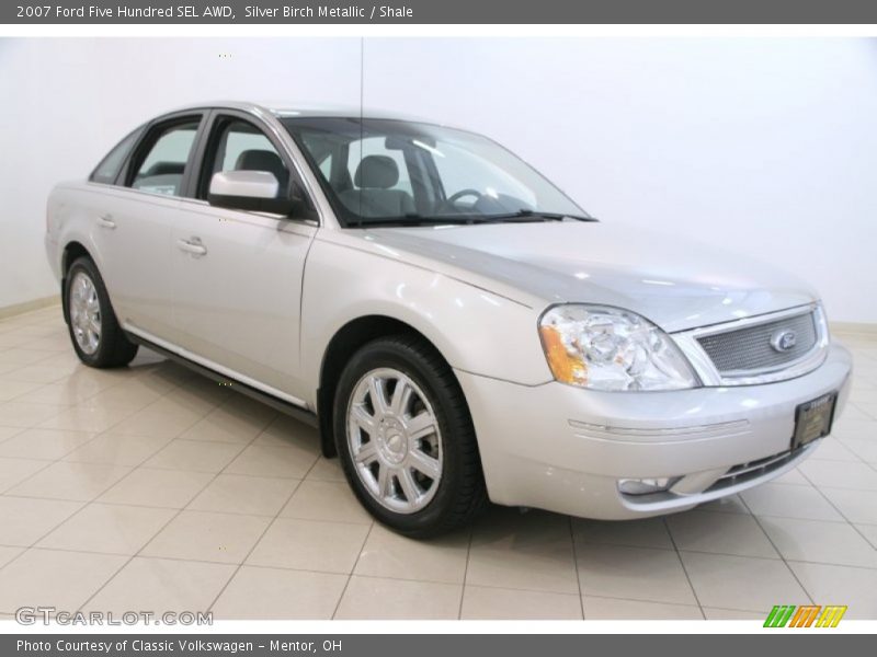 Silver Birch Metallic / Shale 2007 Ford Five Hundred SEL AWD