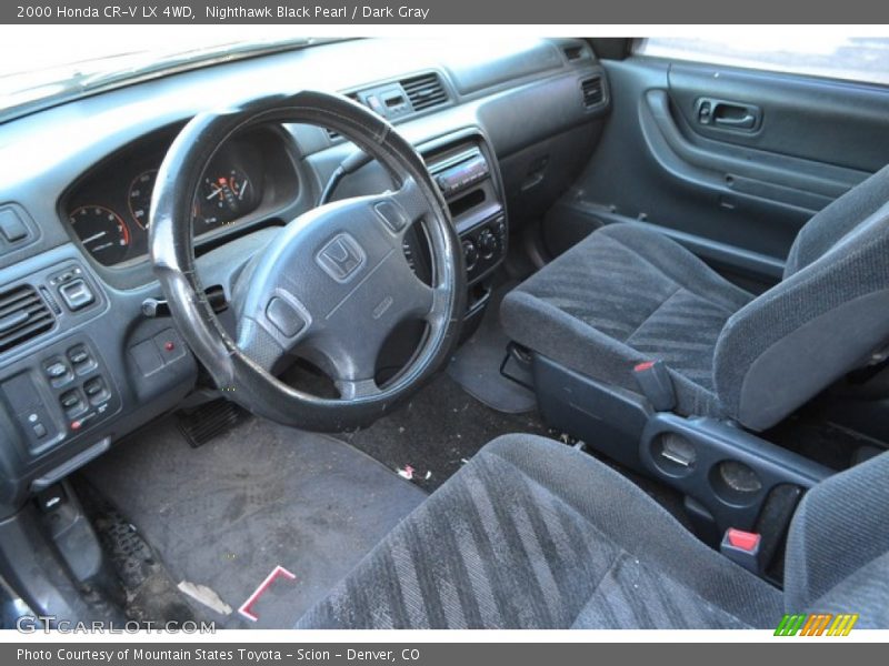 Nighthawk Black Pearl / Dark Gray 2000 Honda CR-V LX 4WD