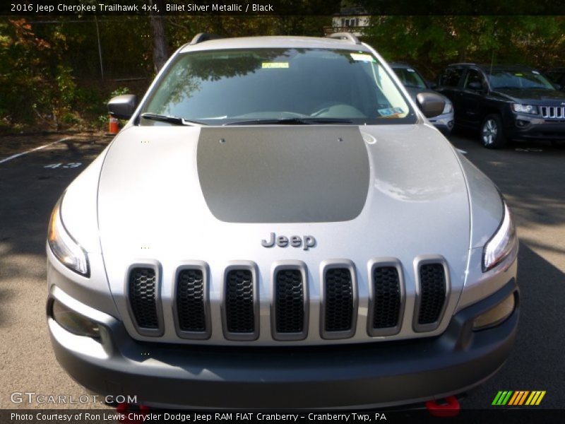 Billet Silver Metallic / Black 2016 Jeep Cherokee Trailhawk 4x4