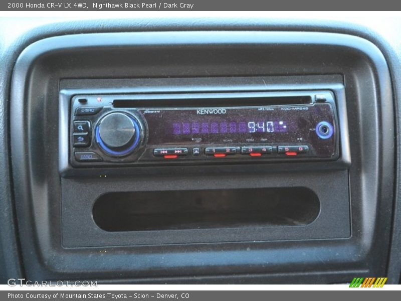 Nighthawk Black Pearl / Dark Gray 2000 Honda CR-V LX 4WD
