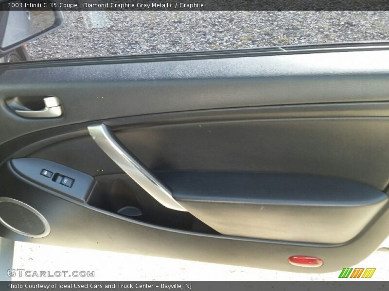 Diamond Graphite Gray Metallic / Graphite 2003 Infiniti G 35 Coupe
