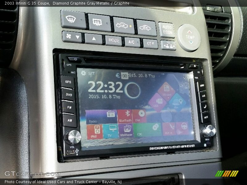 Diamond Graphite Gray Metallic / Graphite 2003 Infiniti G 35 Coupe