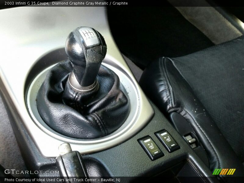 Diamond Graphite Gray Metallic / Graphite 2003 Infiniti G 35 Coupe