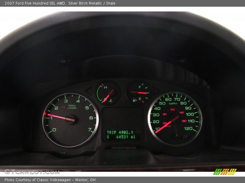 Silver Birch Metallic / Shale 2007 Ford Five Hundred SEL AWD
