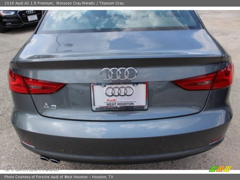 Monsoon Gray Metallic / Titanium Gray 2016 Audi A3 1.8 Premium