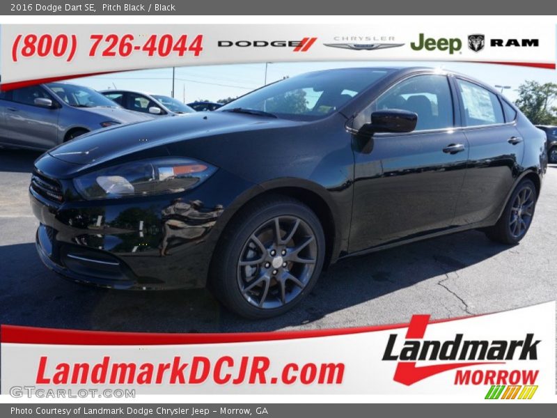 Pitch Black / Black 2016 Dodge Dart SE