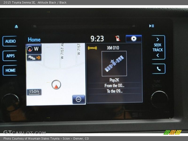 Attitude Black / Black 2015 Toyota Sienna SE