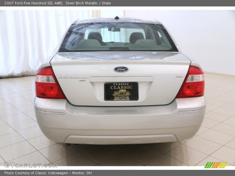 Silver Birch Metallic / Shale 2007 Ford Five Hundred SEL AWD