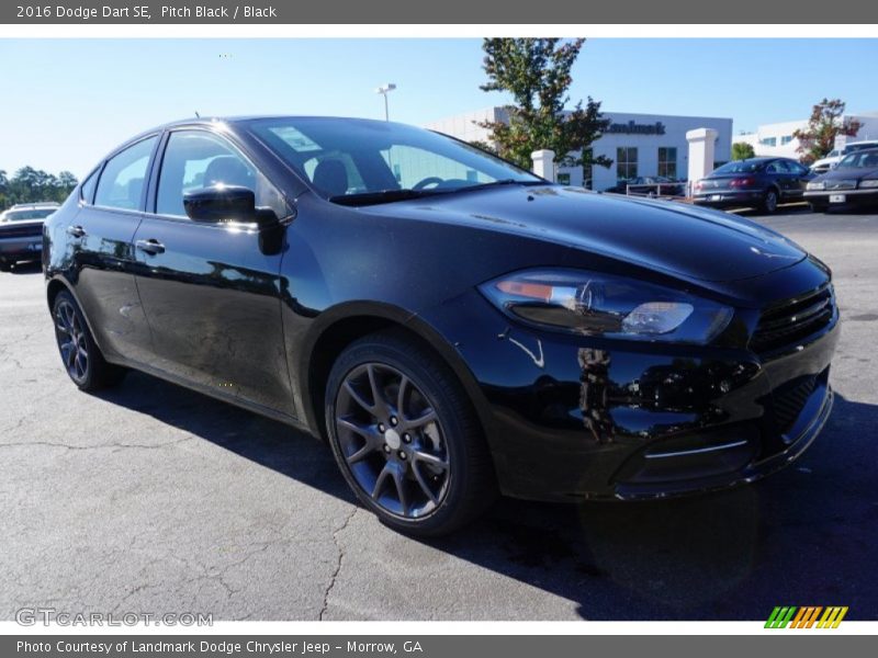 Pitch Black / Black 2016 Dodge Dart SE