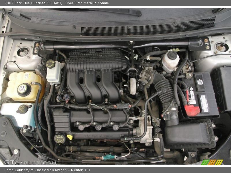 Silver Birch Metallic / Shale 2007 Ford Five Hundred SEL AWD