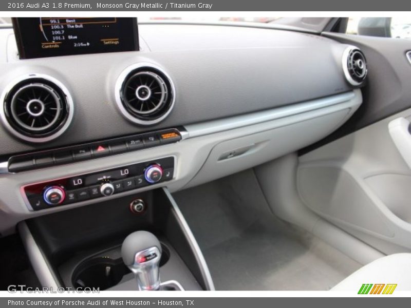 Monsoon Gray Metallic / Titanium Gray 2016 Audi A3 1.8 Premium