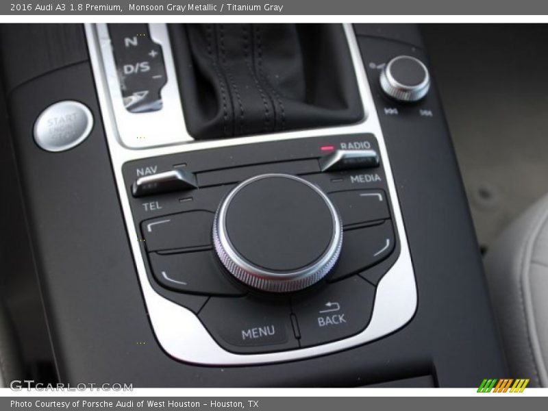 Monsoon Gray Metallic / Titanium Gray 2016 Audi A3 1.8 Premium