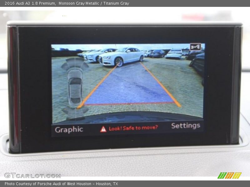 Monsoon Gray Metallic / Titanium Gray 2016 Audi A3 1.8 Premium