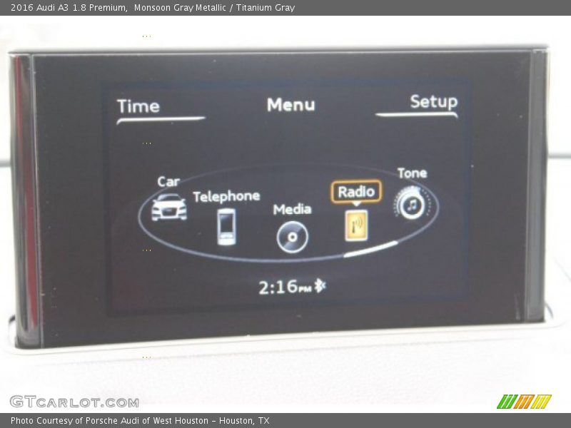 Monsoon Gray Metallic / Titanium Gray 2016 Audi A3 1.8 Premium