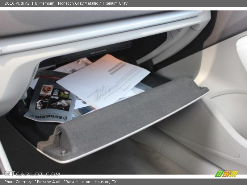 Monsoon Gray Metallic / Titanium Gray 2016 Audi A3 1.8 Premium