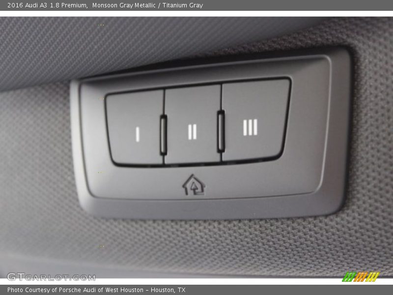 Monsoon Gray Metallic / Titanium Gray 2016 Audi A3 1.8 Premium