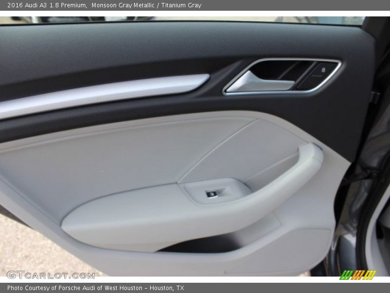 Monsoon Gray Metallic / Titanium Gray 2016 Audi A3 1.8 Premium