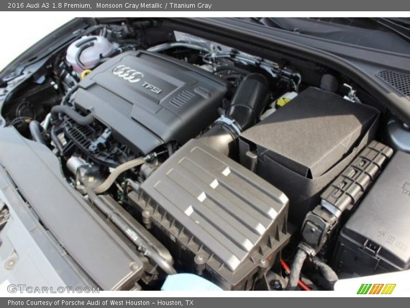 Monsoon Gray Metallic / Titanium Gray 2016 Audi A3 1.8 Premium
