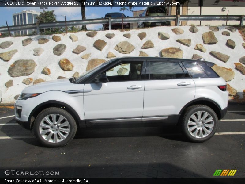  2016 Range Rover Evoque SE Premium Package Yulong White Metalllic