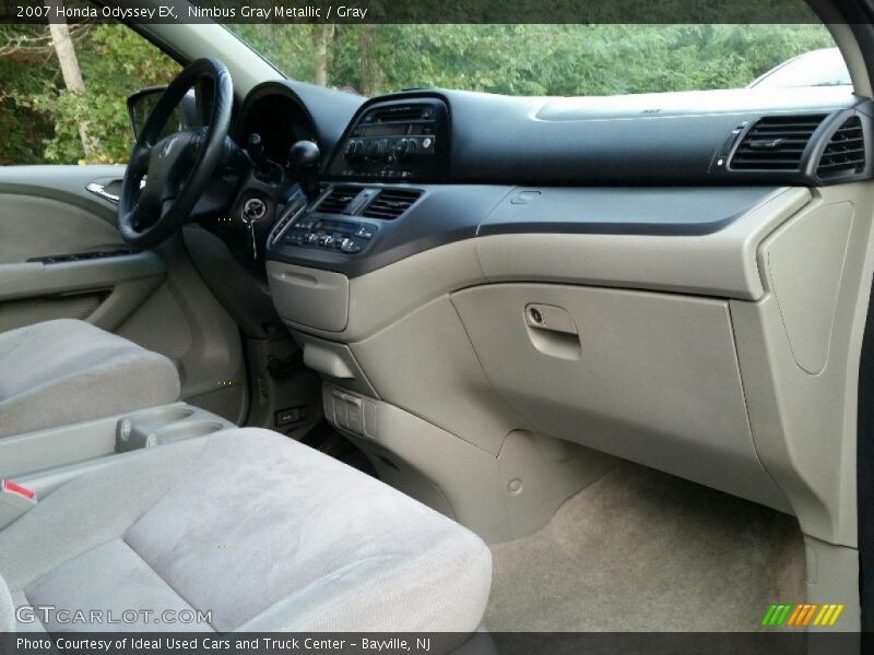 Nimbus Gray Metallic / Gray 2007 Honda Odyssey EX