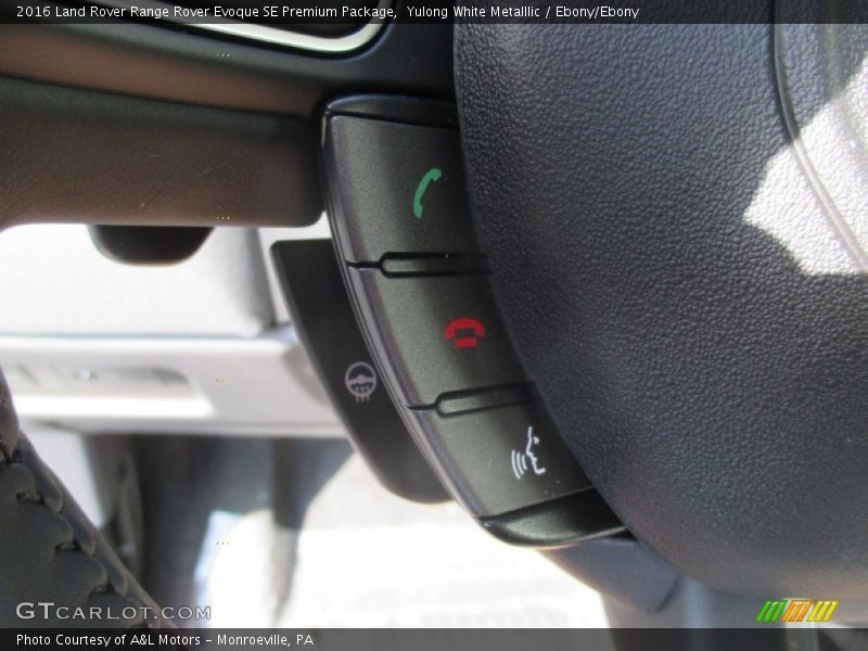 Yulong White Metalllic / Ebony/Ebony 2016 Land Rover Range Rover Evoque SE Premium Package
