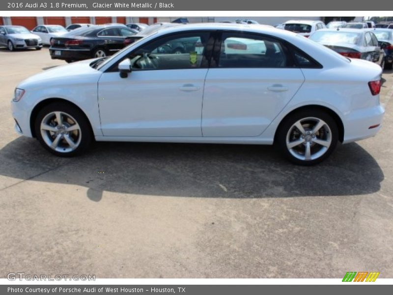 Glacier White Metallic / Black 2016 Audi A3 1.8 Premium
