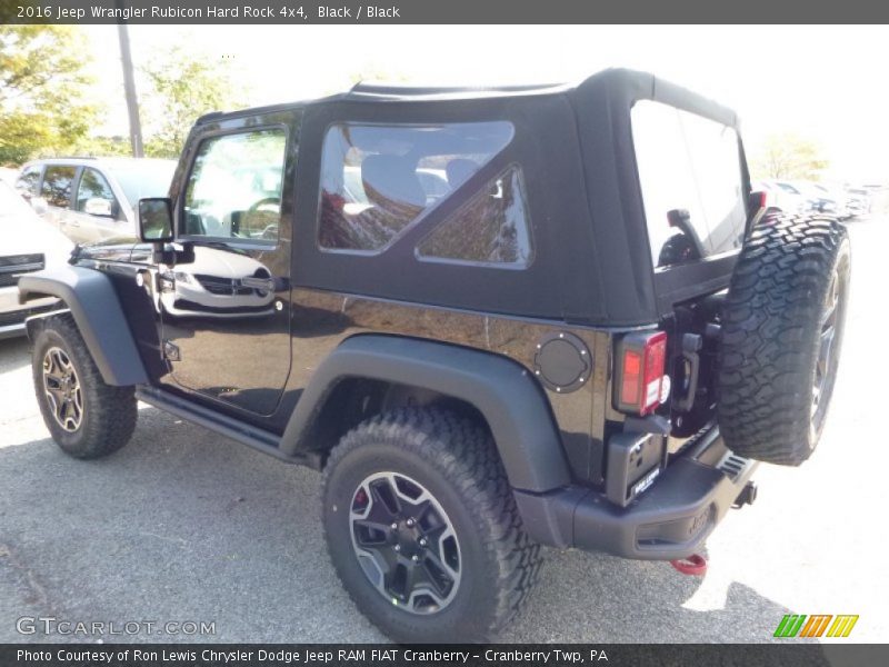 Black / Black 2016 Jeep Wrangler Rubicon Hard Rock 4x4