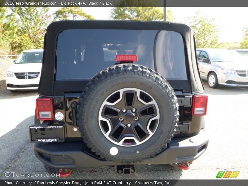 Black / Black 2016 Jeep Wrangler Rubicon Hard Rock 4x4