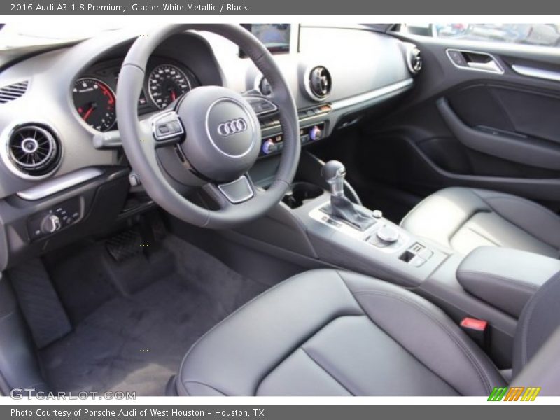 Glacier White Metallic / Black 2016 Audi A3 1.8 Premium