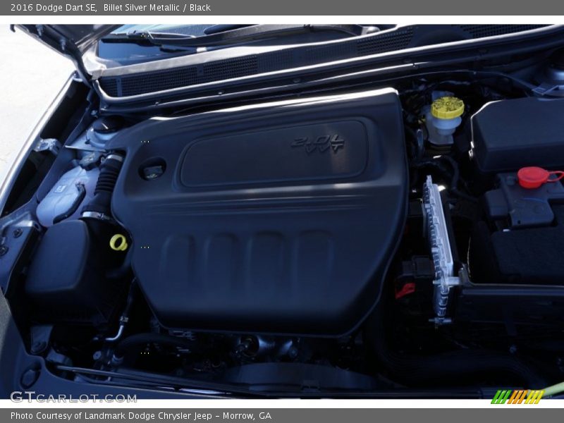 Billet Silver Metallic / Black 2016 Dodge Dart SE