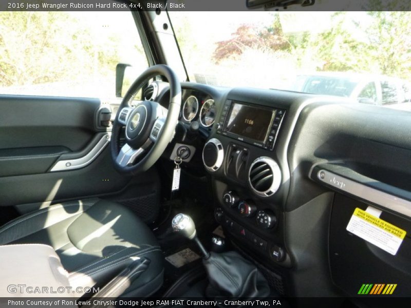 Black / Black 2016 Jeep Wrangler Rubicon Hard Rock 4x4