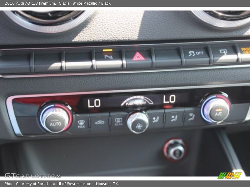 Glacier White Metallic / Black 2016 Audi A3 1.8 Premium