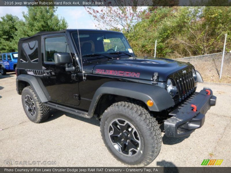 Front 3/4 View of 2016 Wrangler Rubicon Hard Rock 4x4