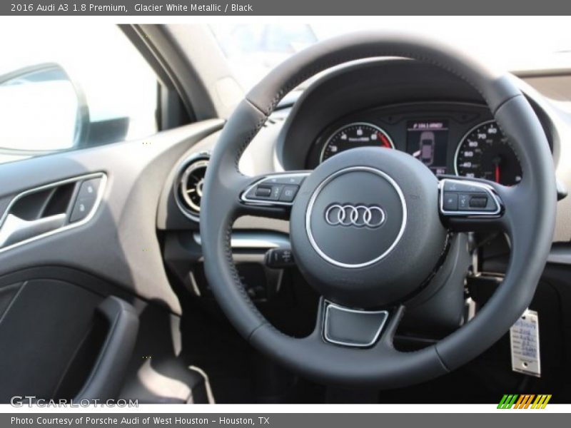 Glacier White Metallic / Black 2016 Audi A3 1.8 Premium