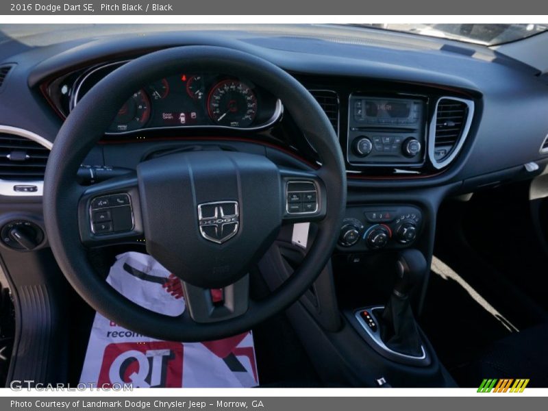 Pitch Black / Black 2016 Dodge Dart SE