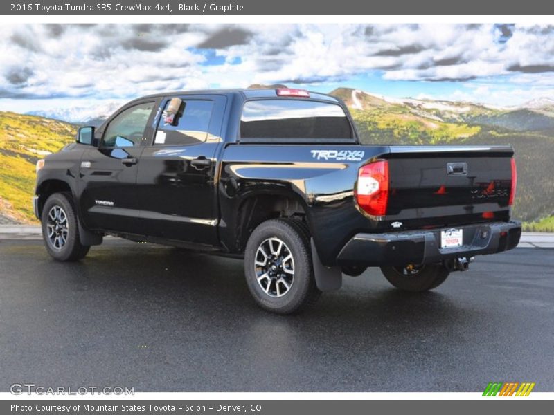 Black / Graphite 2016 Toyota Tundra SR5 CrewMax 4x4