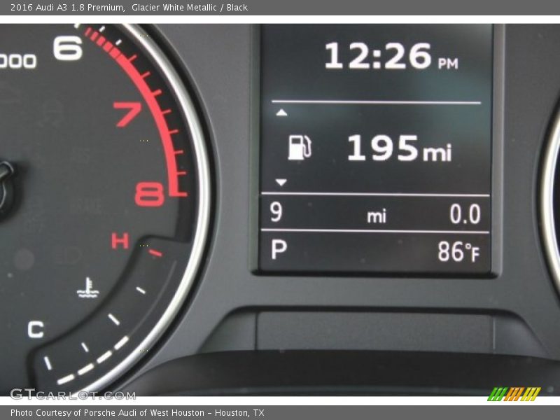 Glacier White Metallic / Black 2016 Audi A3 1.8 Premium