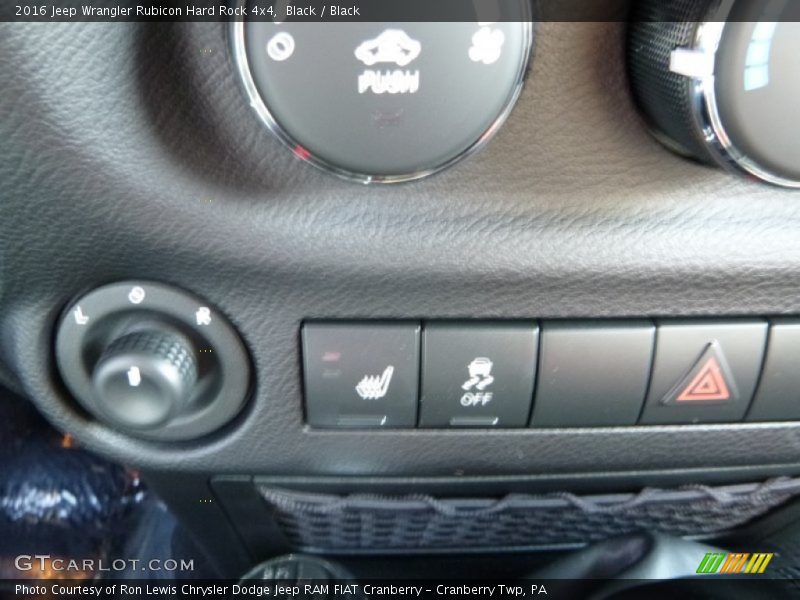 Black / Black 2016 Jeep Wrangler Rubicon Hard Rock 4x4