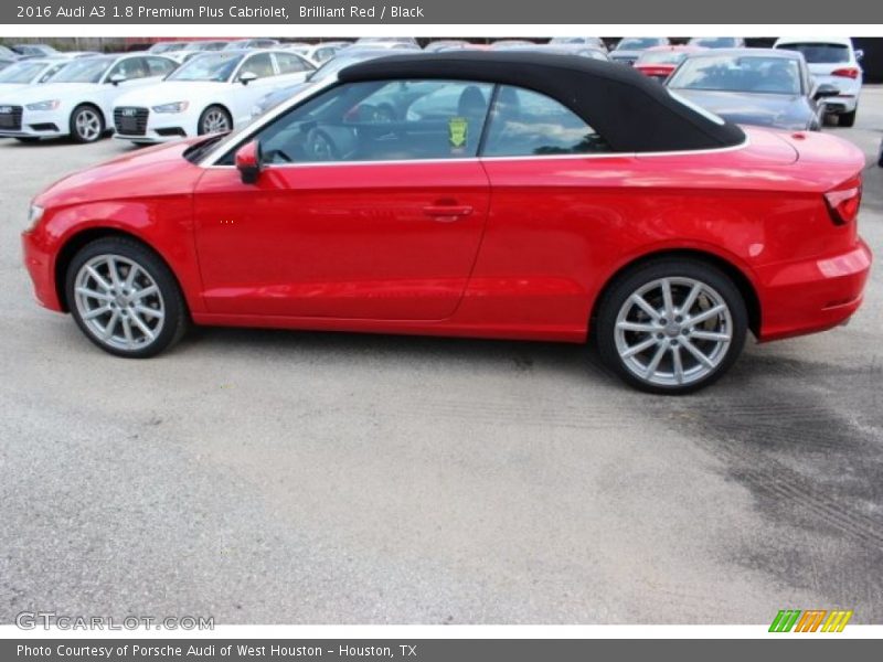 Brilliant Red / Black 2016 Audi A3 1.8 Premium Plus Cabriolet