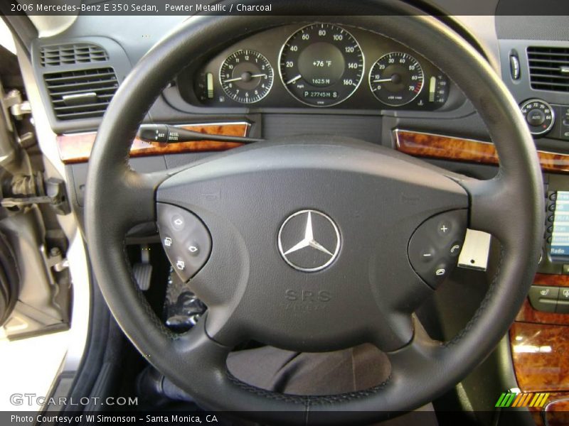 Pewter Metallic / Charcoal 2006 Mercedes-Benz E 350 Sedan